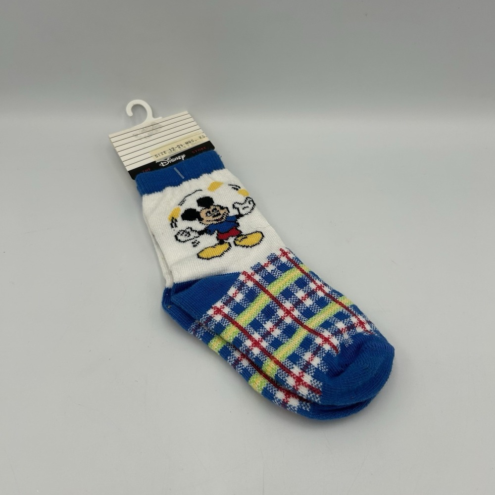 Vintage Mickey Mouse Infant NWT Old Stock Socks Size 12-24 Months